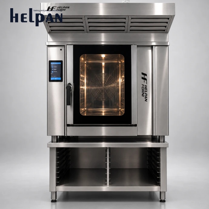 [HELPANVENT16] HELPAN FORNI VENTO 16 M — Forno Rotativo Industriale a Carrello 16 Teglie