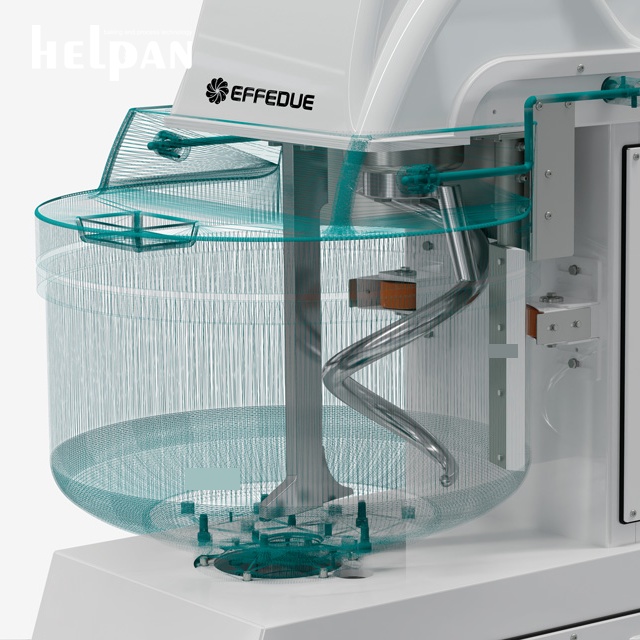 [HELPANTR80] HELPAN SPIRAL TR 80 — Impastatrice a Spirale a Vasca Estraibile 80 Kg