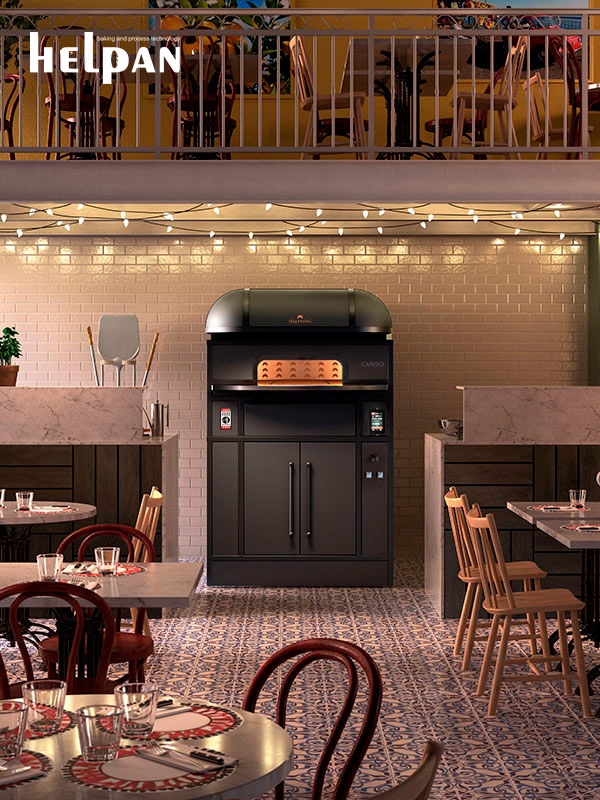 [HELPANCARUSO] HELPAN FORNI CARUSO — Forno Elettrico Professionale per Pizza Napoletana 530°C
